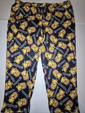 Maruchan Ramen Cat Pajama Pants Women’s 22W/24W XXXL Black Novelty Lounge